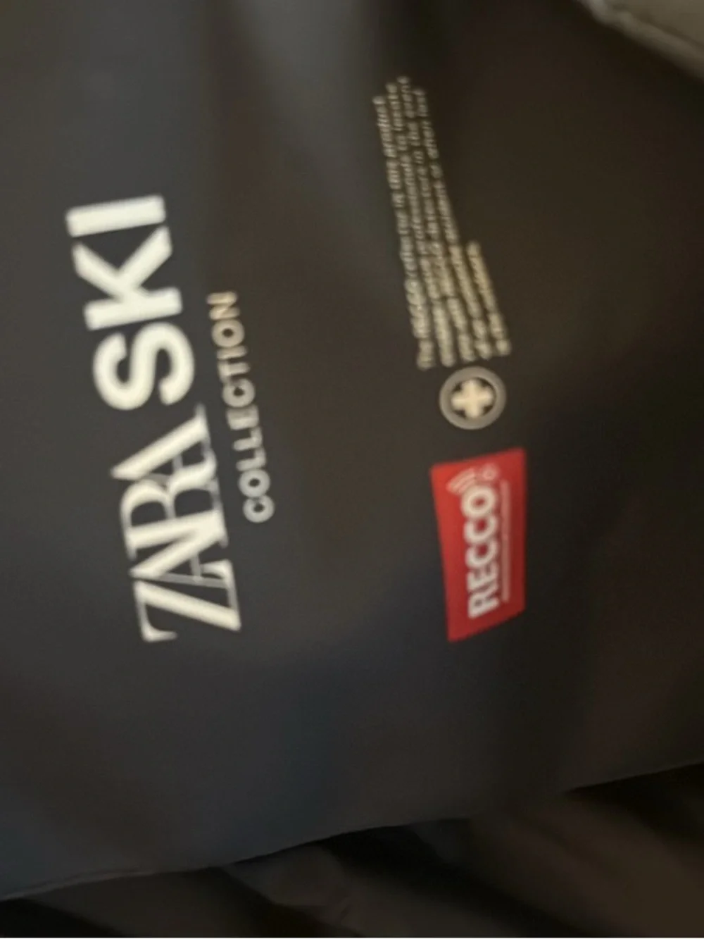 Zara Ski Kids  Hooded Puffer Jacket with Recco